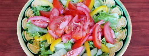 греческий салат с фасолью. Шаг 7