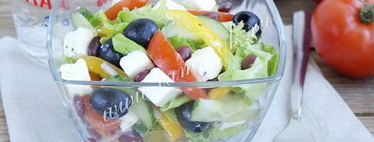 греческий салат с фасолью. Шаг 11