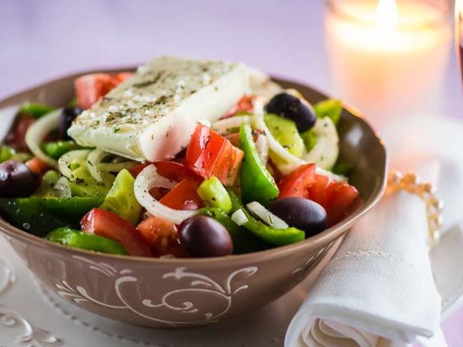 Рецепт греческого салата с фетаксой