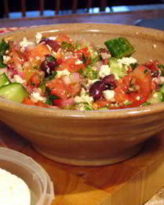 Греческий салат со сладким перцем