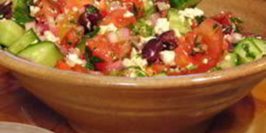 Греческий салат со сладким перцем