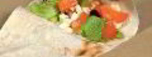 греческий салат в лаваше. Шаг 4