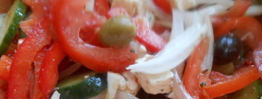 греческий салат. Шаг 5