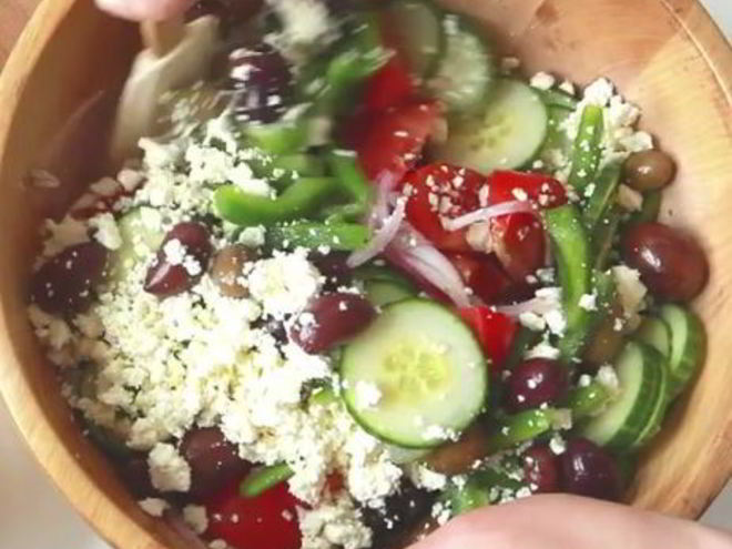 Рецепт настоящего греческого салата