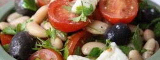 салат греческий с фасолью. Шаг 10