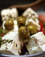 Салат греческий с оливками