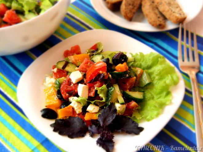 Рецепт салата по-гречески
