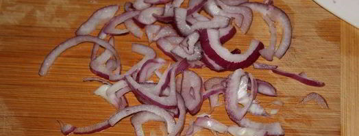 салат с гречкой и копченой форелью. Шаг 4