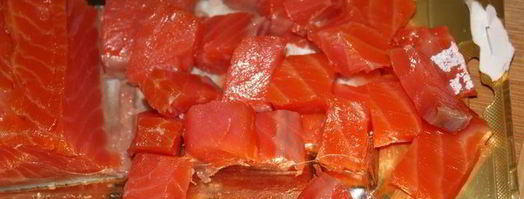 салат с гречкой и копченой форелью. Шаг 5