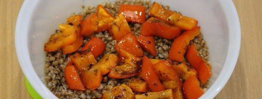 теплый гречневый салат. Шаг 4