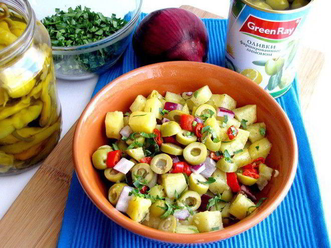 Рецепт испанского картофельного салата