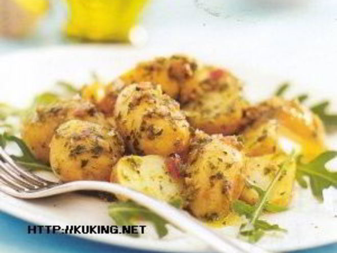 Рецепт итальянского картофельного салата с оливковым маслом