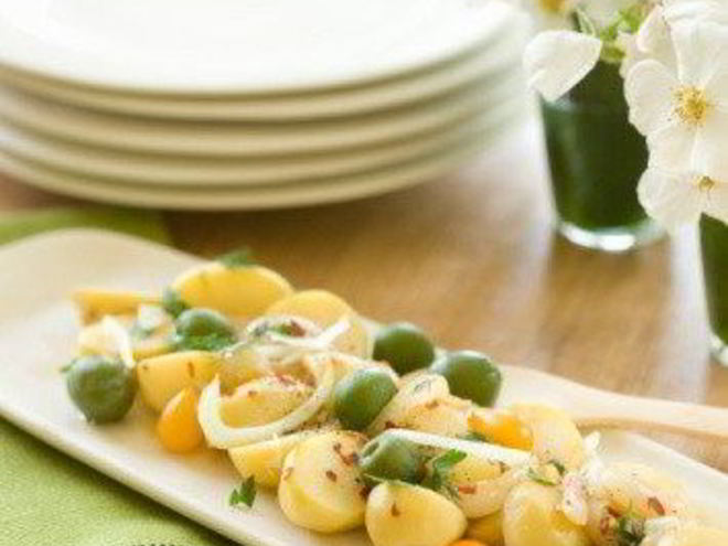 Рецепт картофельного салата по-гречески