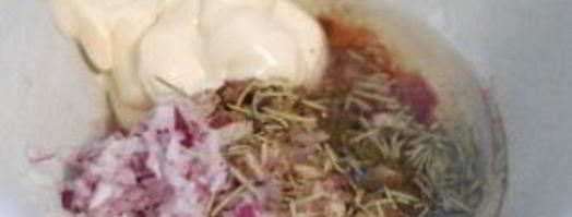 картофельный салат розмари. Шаг 5