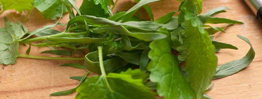 картофельный салат с брокколи, мелиссой и тархуном. Шаг 9