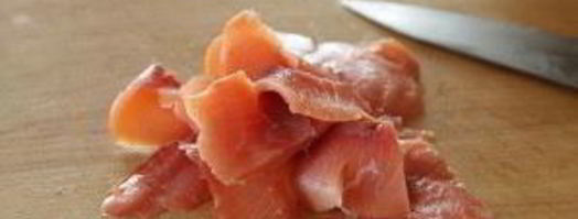 картофельный салат с копченой рыбой. Шаг 4