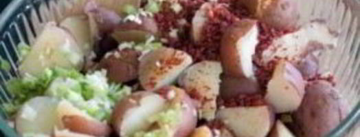 картофельный салат с сыром. Шаг 8