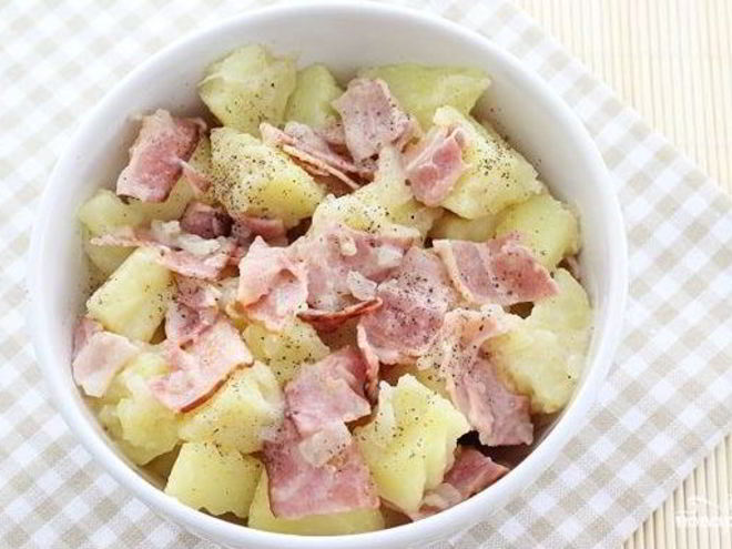 Рецепт салата из картофеля без майонеза