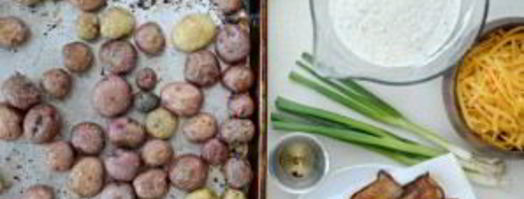 салат из картофеля и бекона. Шаг 3