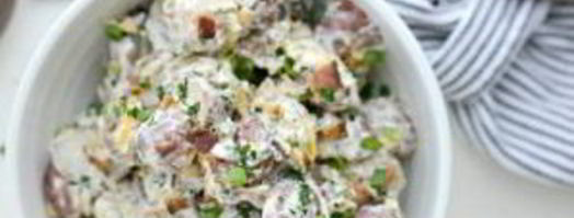 салат из картофеля и бекона. Шаг 6