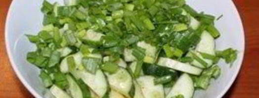 салат из картофеля и огурцов. Шаг 3