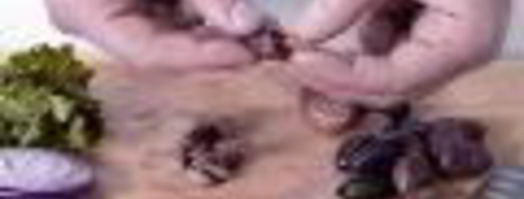 салат из картофеля с маслинами. Шаг 4