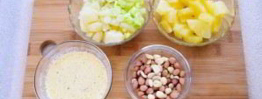 салат картофельный с ананасом. Шаг 3