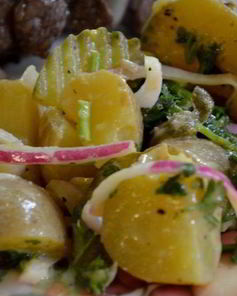 Салат картофельный с горчицей