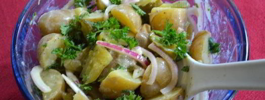 салат картофельный с горчицей. Шаг 4