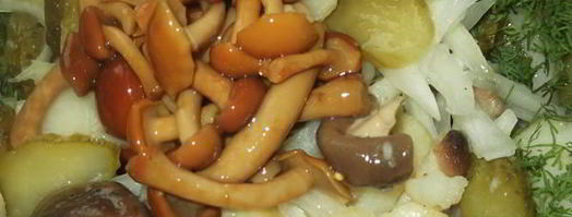 салат с картофелем и грибами. Шаг 6