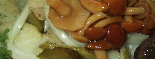 салат с картофелем и грибами. Шаг 7