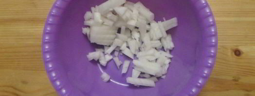 салат с картофелем и соленьями. Шаг 3