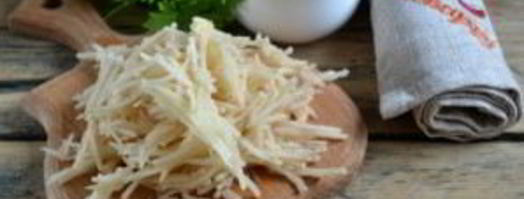 салат с картофельной стружкой. Шаг 3