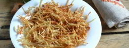 салат с картофельной стружкой. Шаг 4