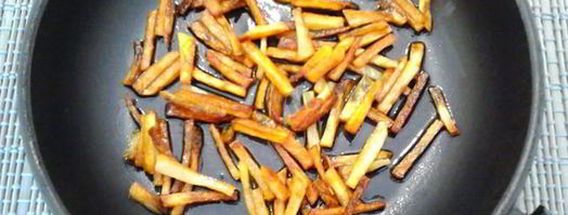 салат с картошкой фри и курицей. Шаг 5