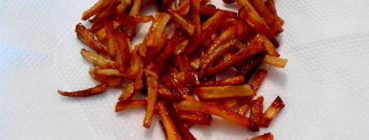 салат с картошкой фри и курицей. Шаг 6