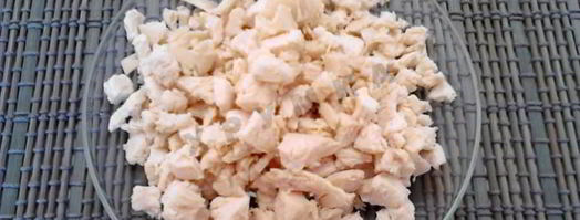 салат с картошкой фри и курицей. Шаг 7