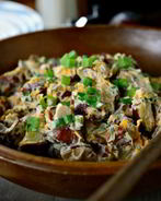 Салат с запеченным картофелем