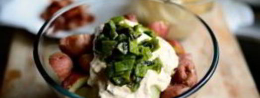 салат с запеченным картофелем. Шаг 12