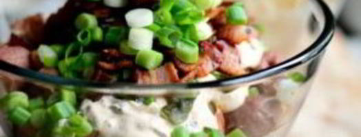 салат с запеченным картофелем. Шаг 13