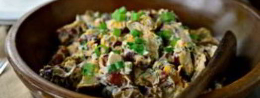 салат с запеченным картофелем. Шаг 15