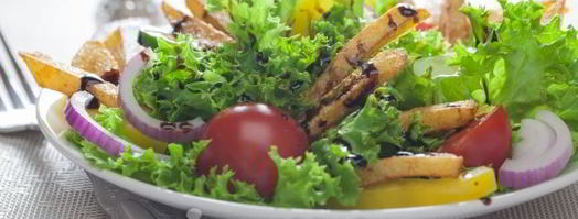 салат с жареной картошкой соломкой. Шаг 11