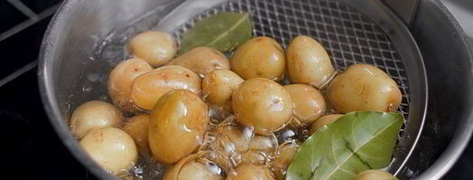 теплый салат с картофелем и осьминогом. Шаг 5