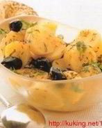 Тунисский картофельный салат с оливками