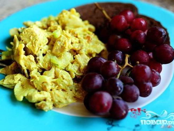 Рецепт куриного салата с пастой