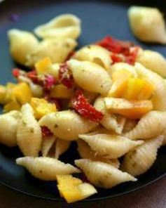 Макаронный салат со сладким перцем