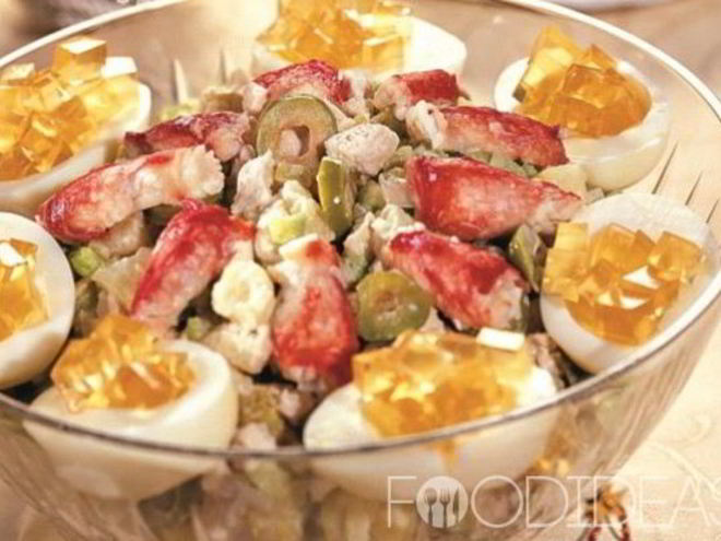 Рецепт французского салата оливье