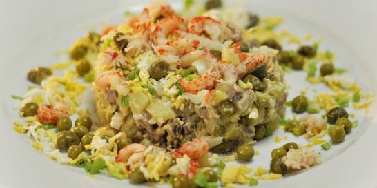 Оливье без майонеза