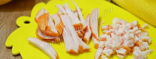 оливье копченый. Шаг 5