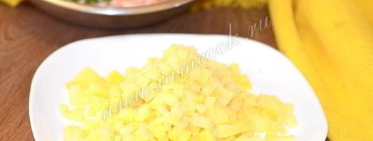 оливье копченый. Шаг 8